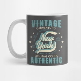 Authentic Retro New York Garment Design Mug
